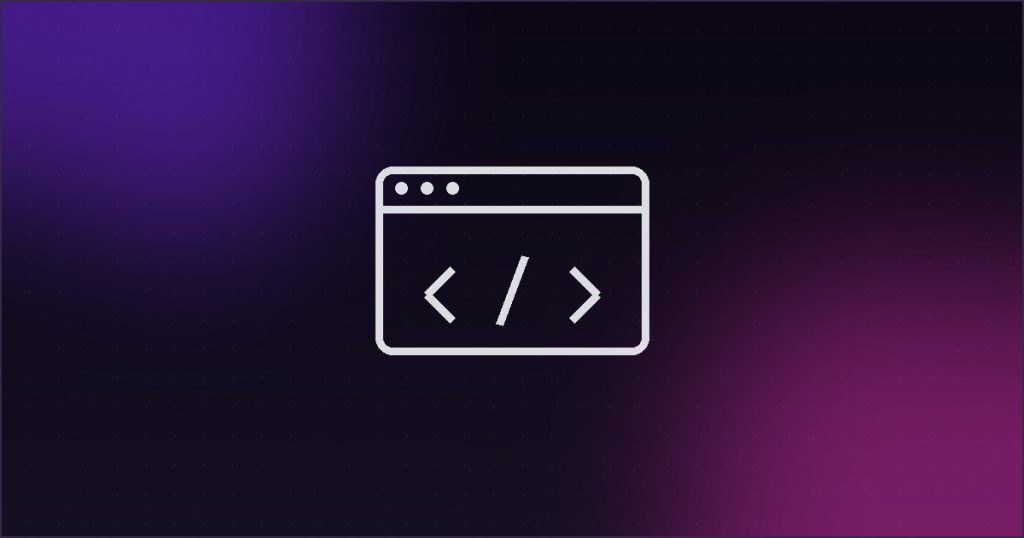 Abstract illustration of a browser window representing a website redesign project